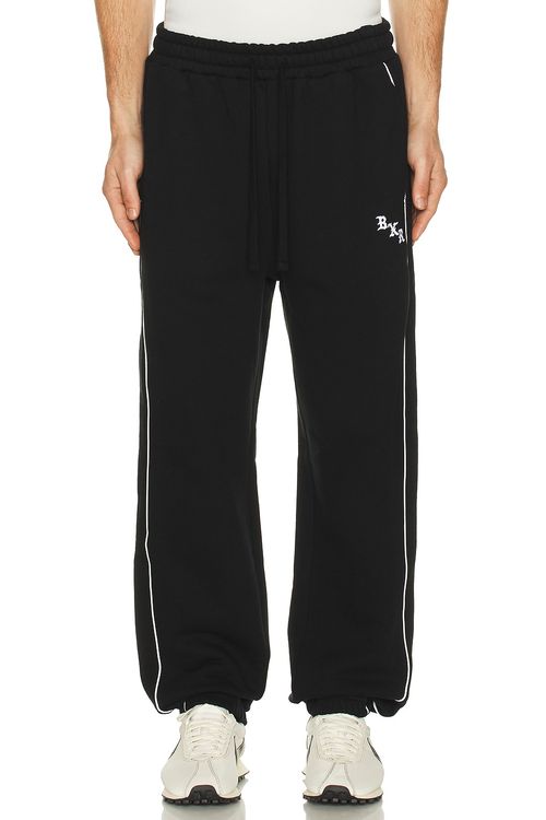 Born x Raised Bxr Piped Sweatpants in Black - Black. L also in M, S, XL/1X