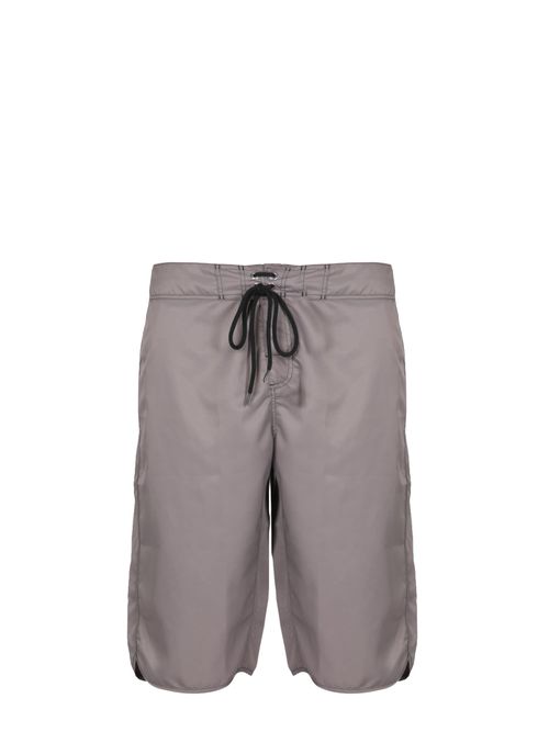 Drawstring knee-length swim shorts