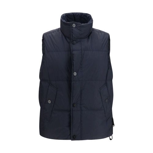 Crinkle Reps NY Vest — Navy