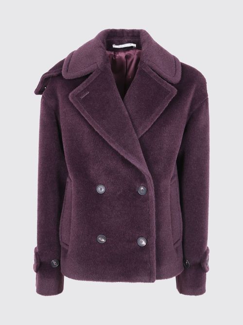Coat Woman color Burgundy