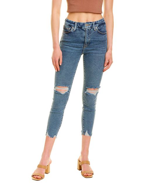 Good Waist Blue Crop Jean
