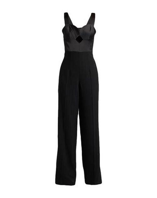 Woman Jumpsuit Black Size 4 Viscose, Wool, Polyamide, Polyester