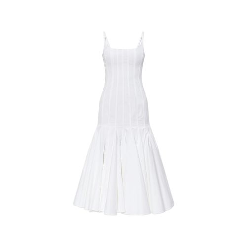 Pleated Midi Dress