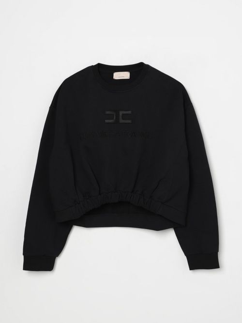 Sweater ELISABETTA FRANCHI LA MIA BAMBINA Kids color Black