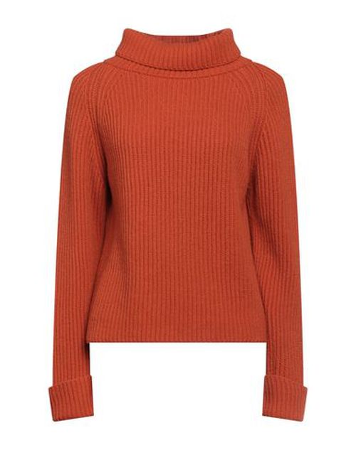 Alpha Studio Woman Turtleneck Rust Size 2 Wool, Cashmere