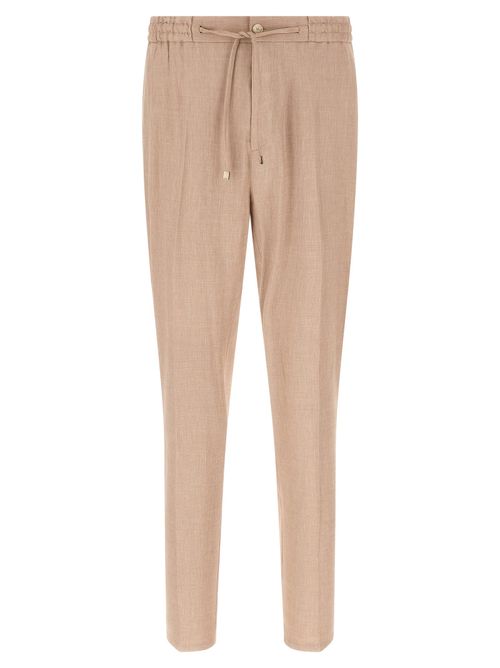 Flamed Linen Joggers