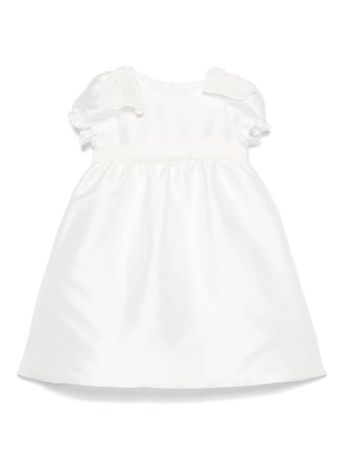Bow-detailing dress - White