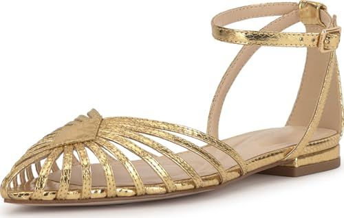 Jessica Simpson Eulean Strappy Caged Flat