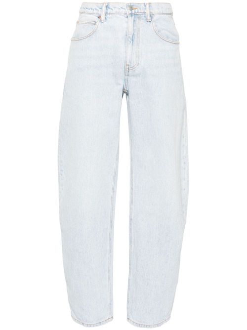 High-rise tapered jeans - Blue