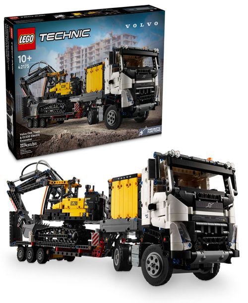 Technic Volvo Fmx Truck EC230 Electric Excavator Building Toy Set 42175, 2274 Pieces - Multi Color