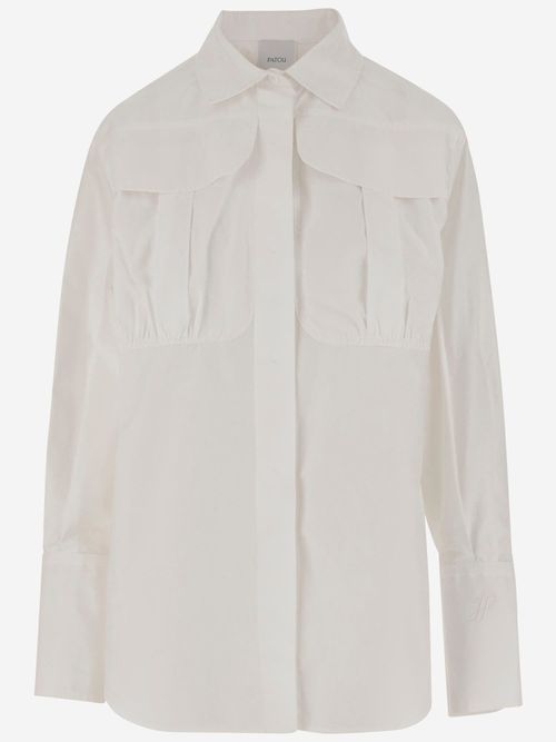 Cotton Shirt With Maxi Pockets