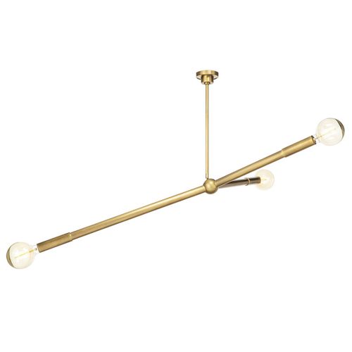 Natural Brass Chandelier from the Talon Collection