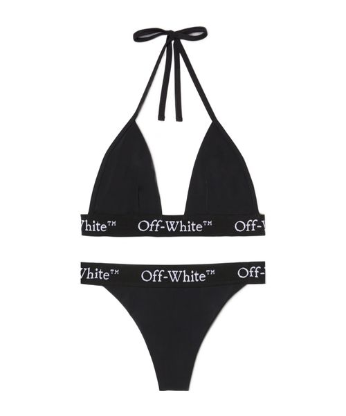 Logo-band bikini