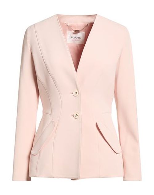 Woman Blazer Light pink Size 4 Polyester, Elastane