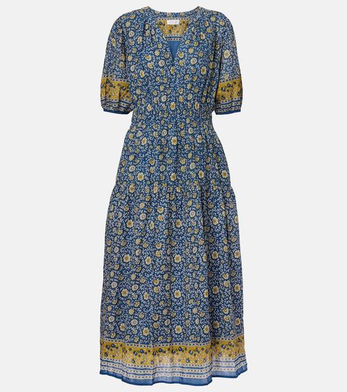 Natalia floral cotton maxi dress