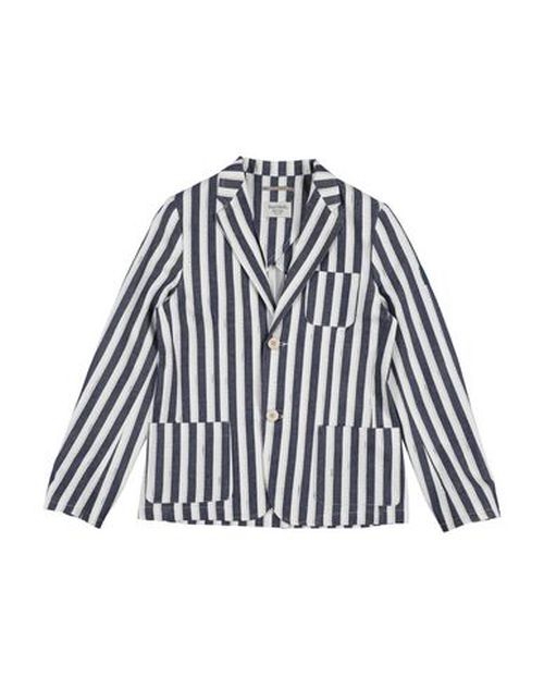 Fred Mello Kid Boy Blazer White Size 14 Cotton, Polyamide
