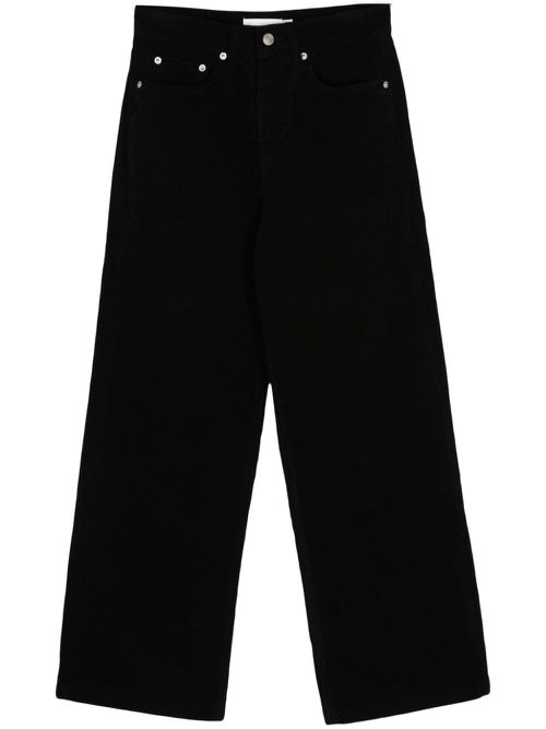 Logo-patch trousers - Black