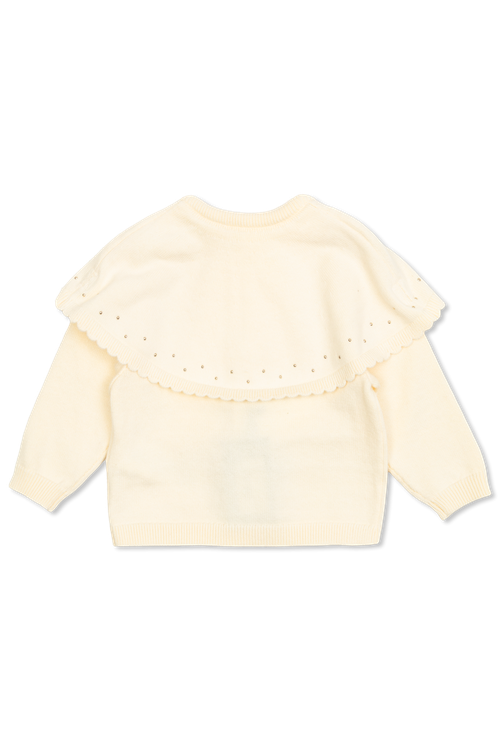 Sequin Cardigan, Unisex, Cream