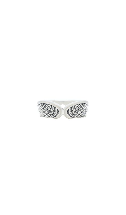 Serge de Nimes Angel Ring in Silver - Metallic Silver. 8 also