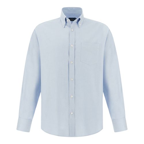 Cotton Oxford Shirt Soffio, Man, Oxford Light Blue