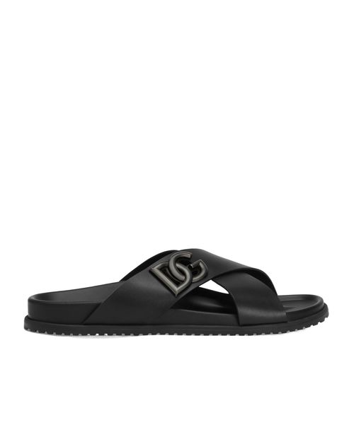 DG Logo Plaque Sandals