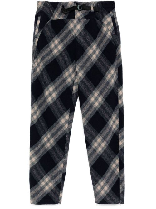 Check pants - Blue