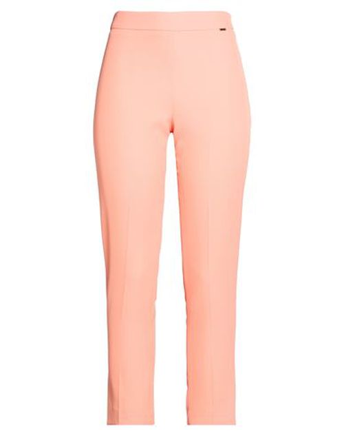 Woman Pants Orange Size 6 Polyester, Elastane