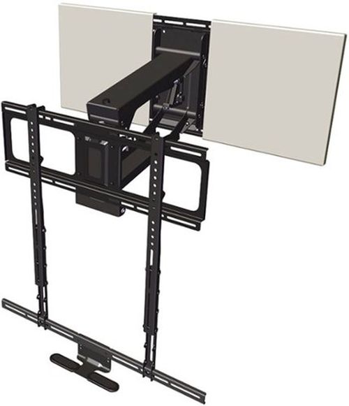 "Pull Down TV Wall Mount for Most 45"" - 90"" TVs - Black"