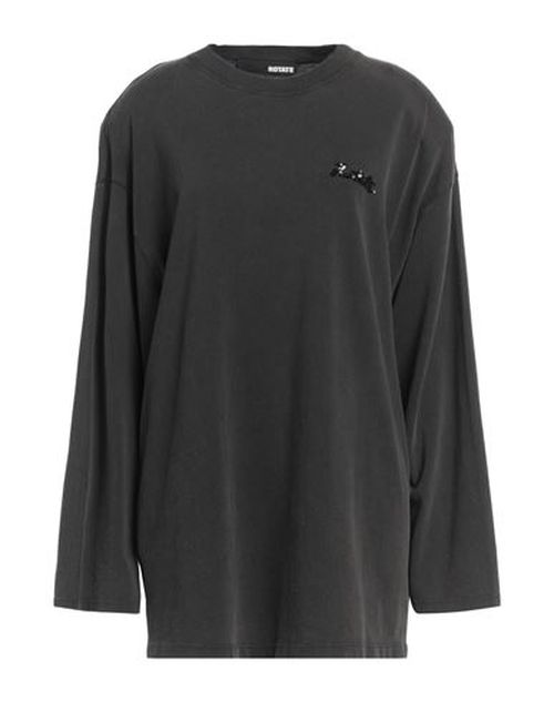 Woman Sweatshirt Charcoal Size 8 Organic cotton
