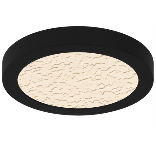 Earth Black LED Flush Mount from the Outskirts Collection