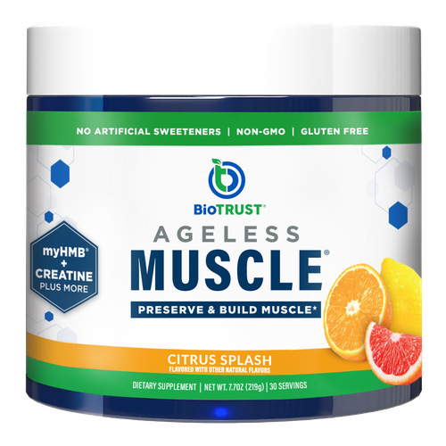 Ageless Muscle Support + Function Supplement  BioTRUST - Citrus Splash