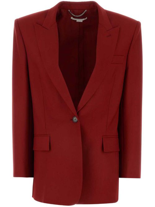 Wool oversize blazer - Red