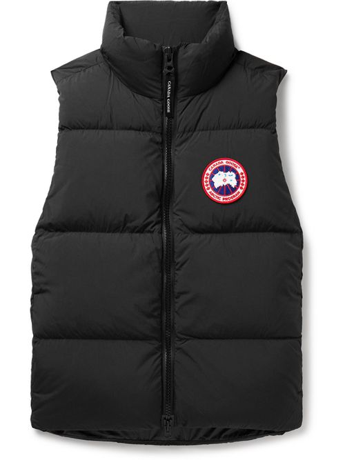 Lawrence Slim-Fit Logo-Appliquéd Quilted Enduraluxe® Down Gilet - Men - Black - L