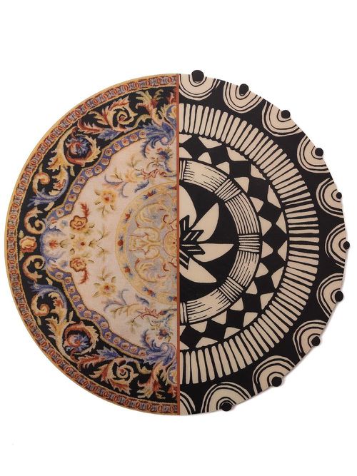 Geometric-print patchwork tablemats - HYBRID