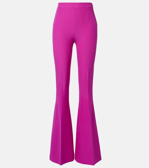 High-waisted flared pants