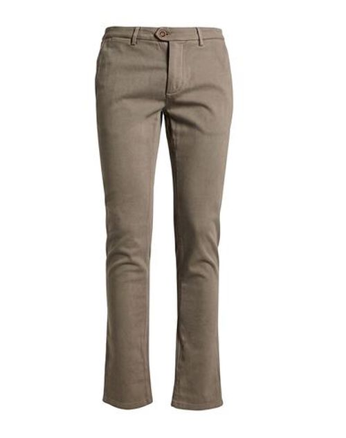 Man Pants Taupe Size 31 Cotton, Elastane