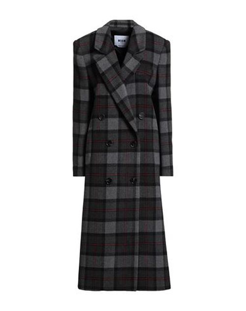Woman Coat Grey Size 2 Wool, Polyamide