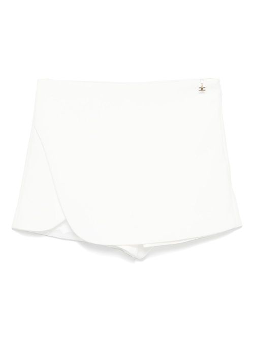Crepe shorts - White