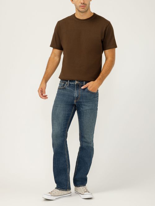 Men's Jace Slim Fit Bootcut Jeans Castillo by Silver Jean