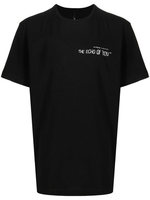 Graphic-print short-sleeved T-shirt - Black