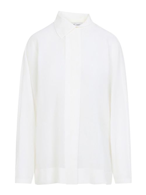 Asymmetrical Collar Shirt