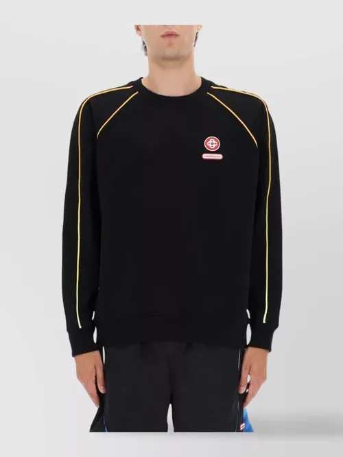 Casablanca - contrast piping raglan sleeve knitwear