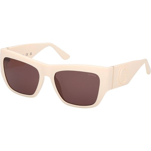 Guess Mujer Guess GU00252 25Y Gafas de sol Inyectado Marfil Violeta Cuadrada Norma