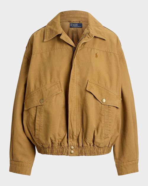 Cotton Canvas Utility Jacket