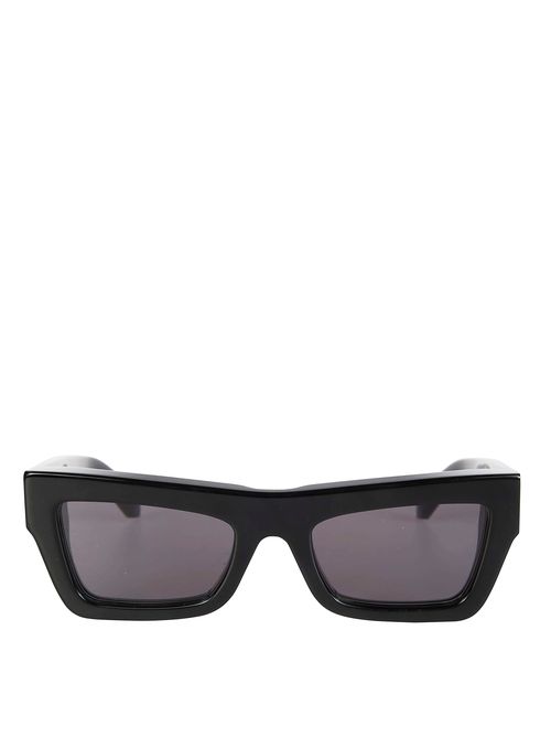 Black Charleston Acrylic Angular Sunglasses