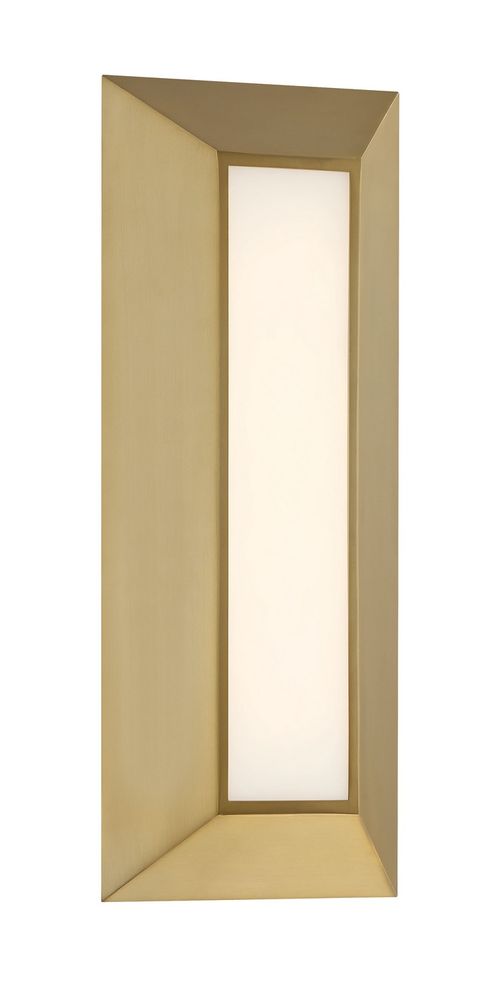 Soft Brass LED Wall Sconce from the Cartaya Collection