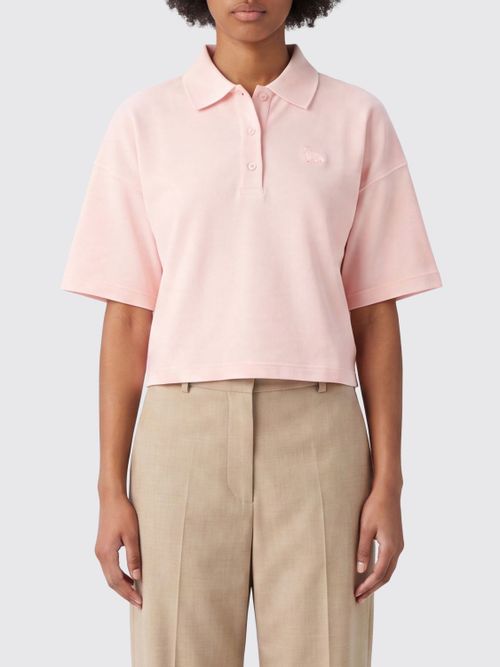 MAISON KITSUNÉ Polo Shirt Woman color Pink