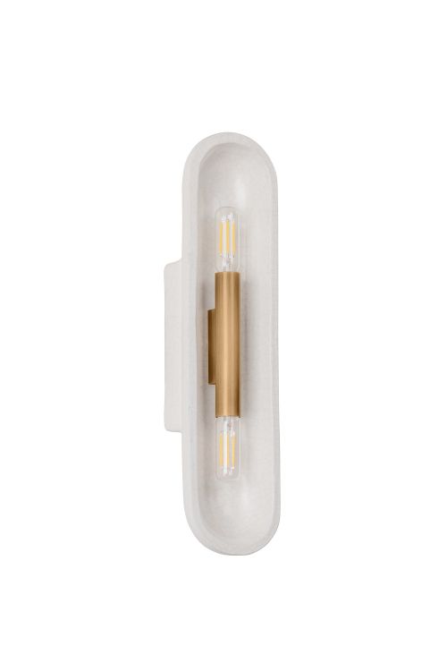 Patina Brass Wall Sconce from the Lane Collection