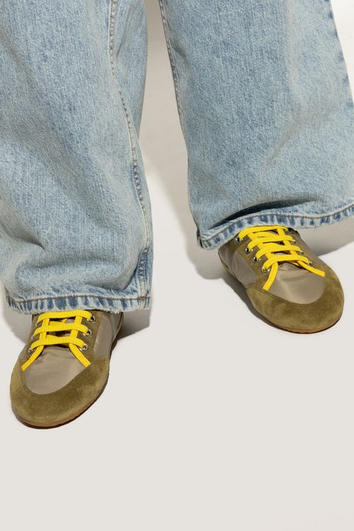 Sports Shoes With Logo, Men's, Green