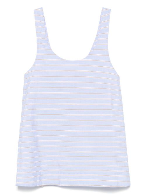 Rabanne striped tank top - Blue